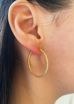 Sable hoops Forgyldt Pico 